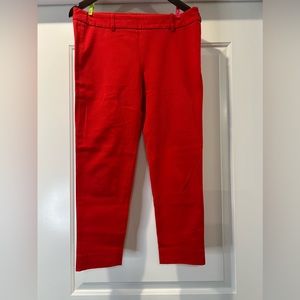 Cynthia Rowley Red Trouser Pants, 6
